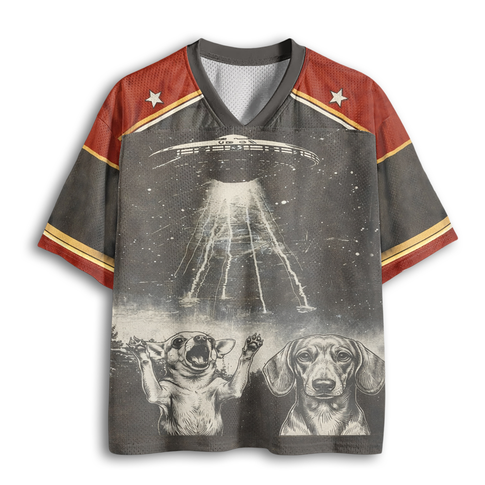 Baddiecat Dogs UFO Mesh Jersey