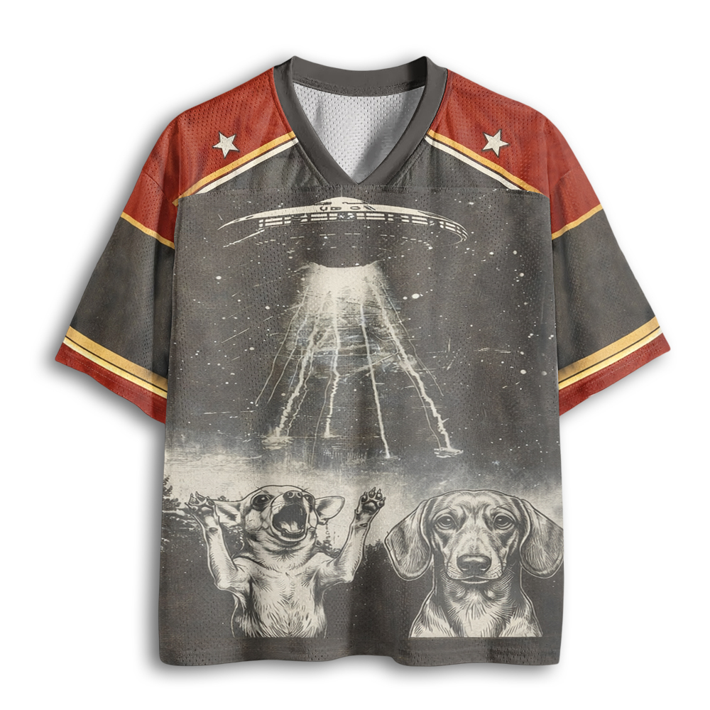 Baddiecat Dogs UFO Mesh Jersey