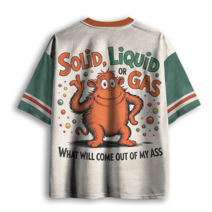 Baddiecat Solid Liquid Or Gas Mesh Jersey