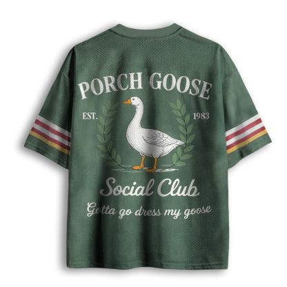 Baddiecat Porch Goose Social Club Mesh Jersey