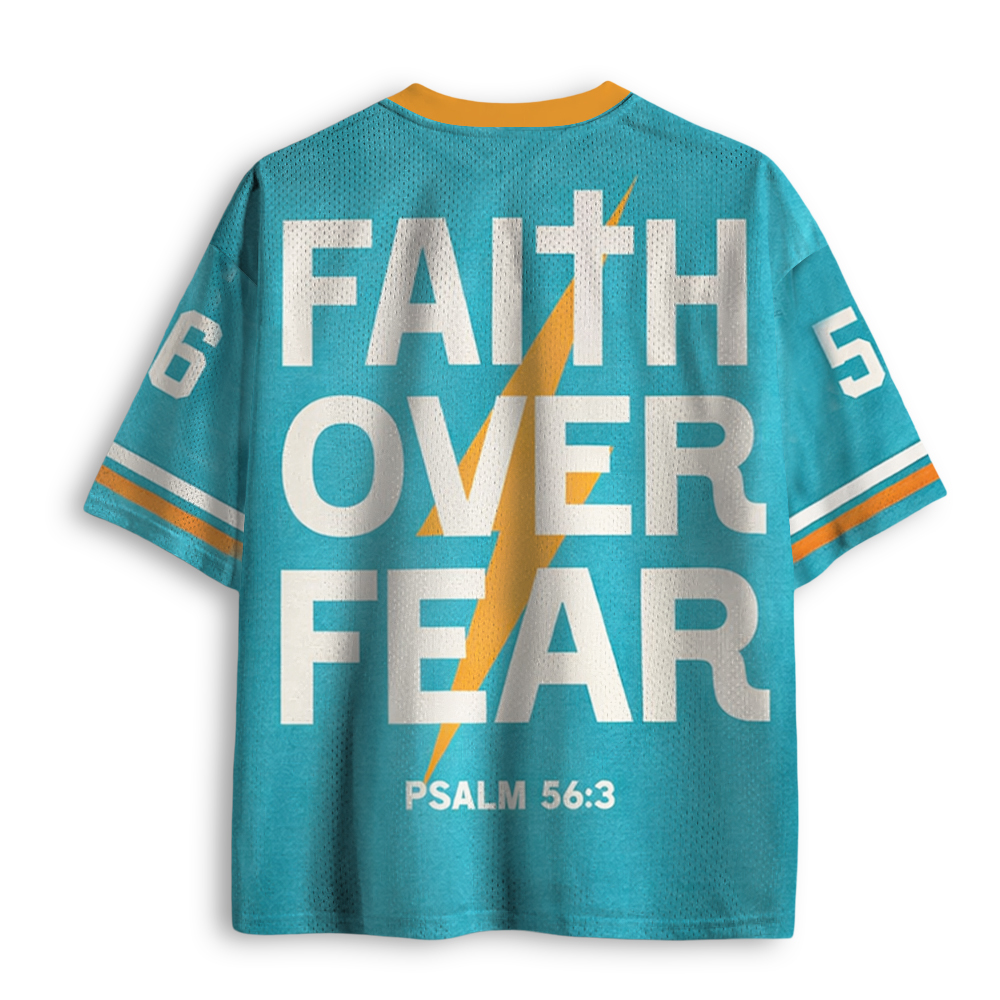 Baddiecat Faith Over Fear Mesh Jersey