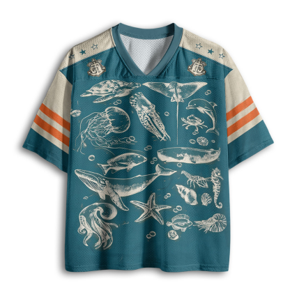 Baddiecat Sea Animals Mesh Jersey