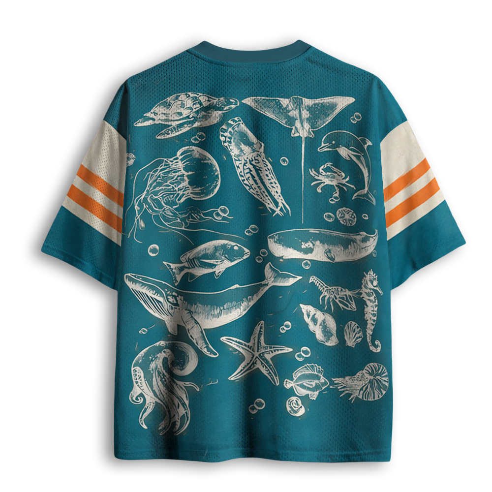 Baddiecat Sea Animals Mesh Jersey