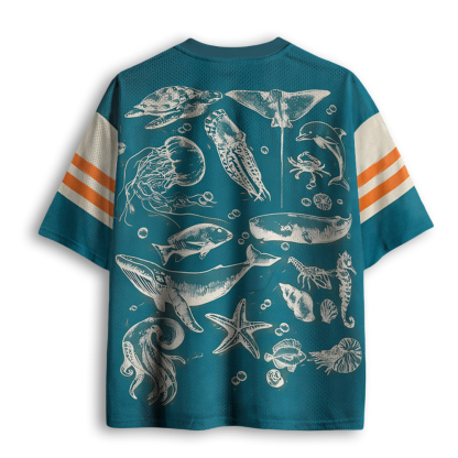 Baddiecat Sea Animals Mesh Jersey