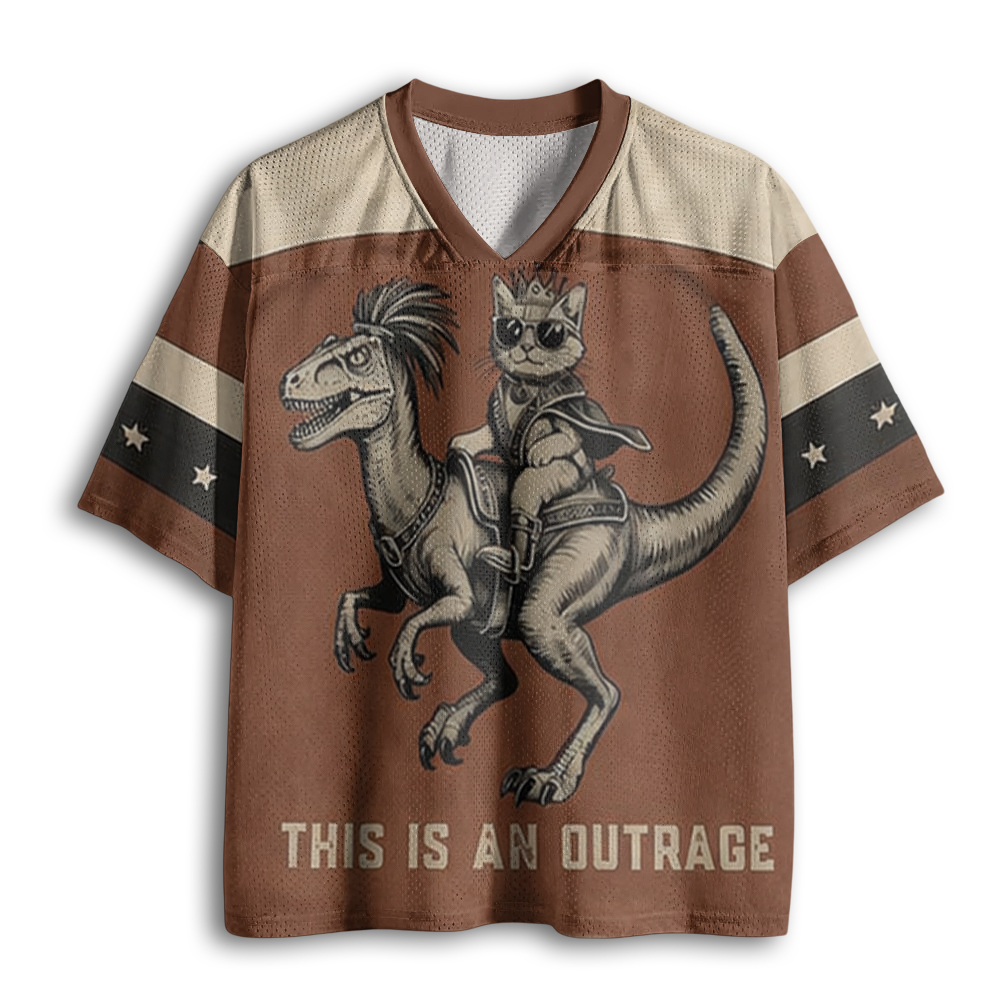 Baddiecat This Is An Outrage Mesh Jersey