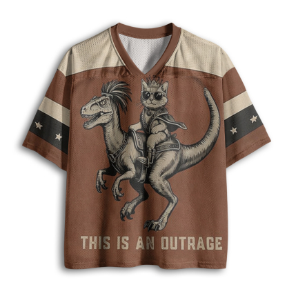 Baddiecat This Is An Outrage Mesh Jersey