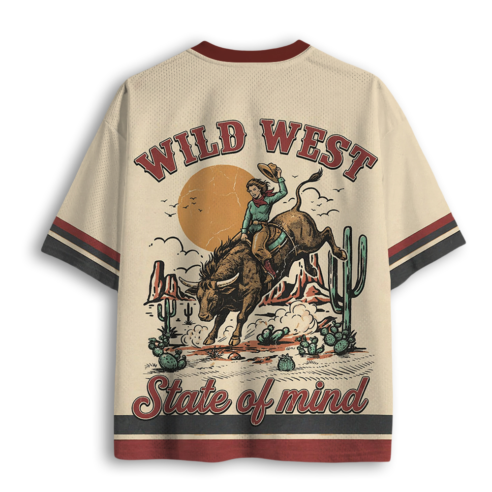 Baddiecat Wild West State Of Mind Mesh Jersey