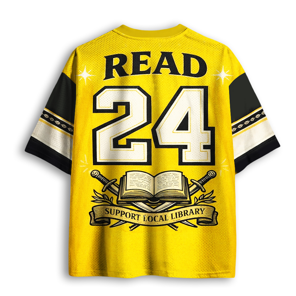 Baddiecat Defend Your Local Library Mesh Jersey