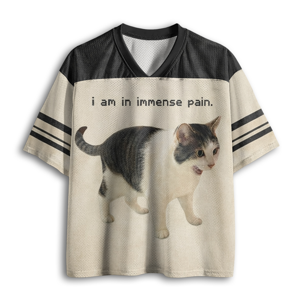 Baddiecat I Am In Immense Pain Mesh Jersey
