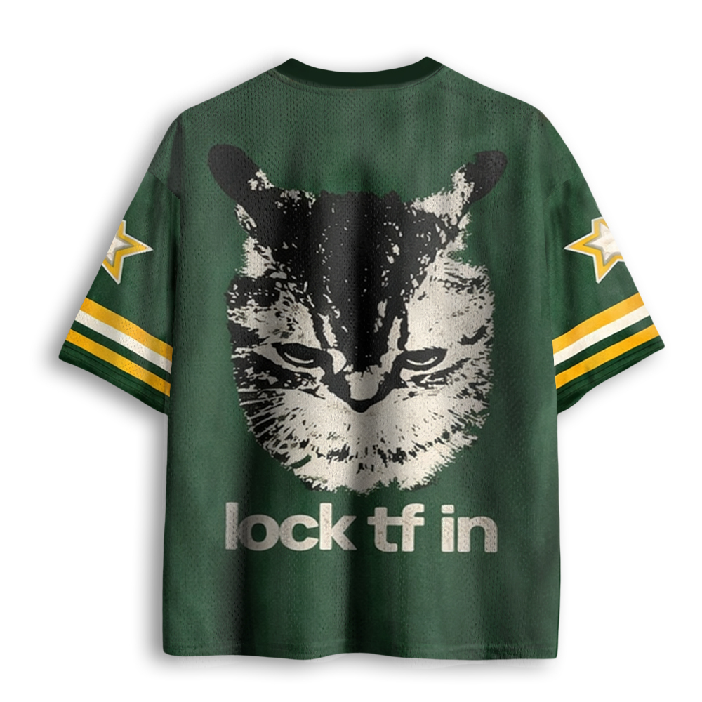 Baddiecat Lock TF In Cat Mesh Jersey