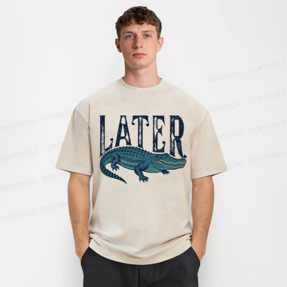 Baddiecat Later Alligator Washed T-shirt