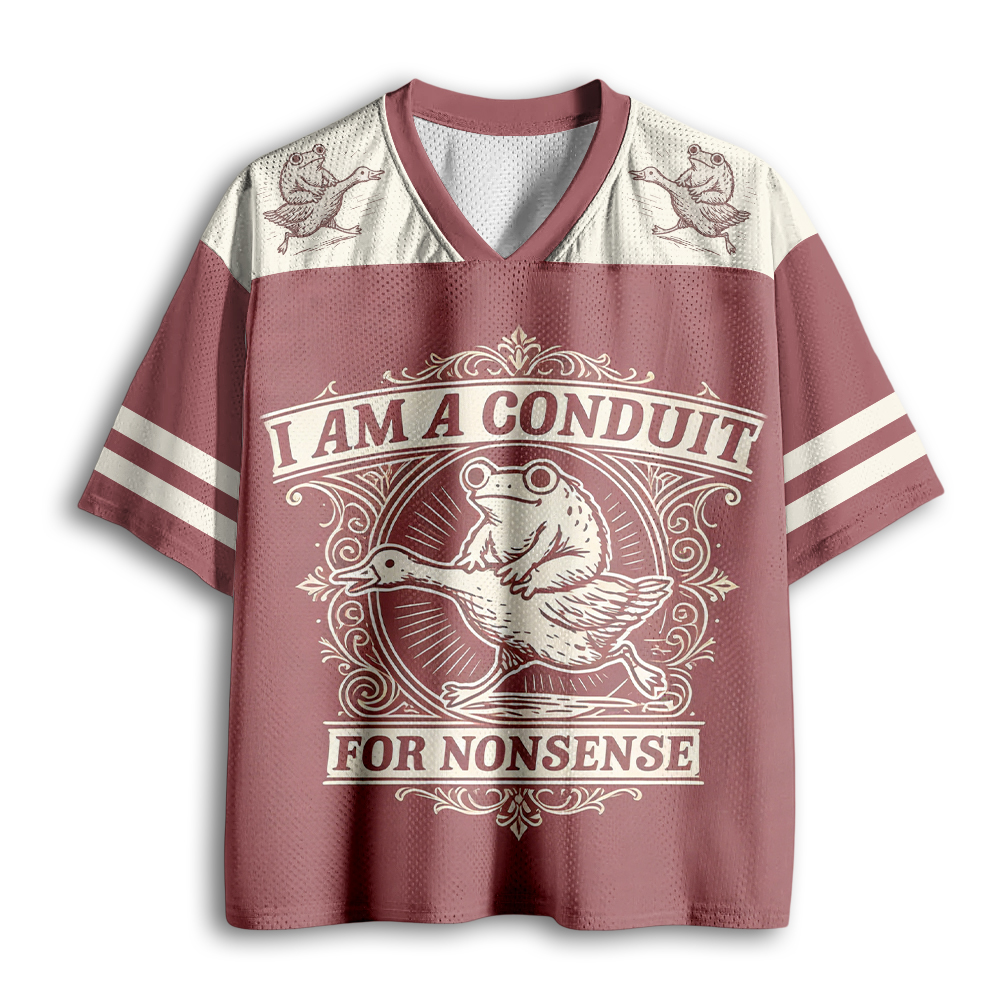 Baddiecat I Am A Conduit For Nonsense Mesh Jersey