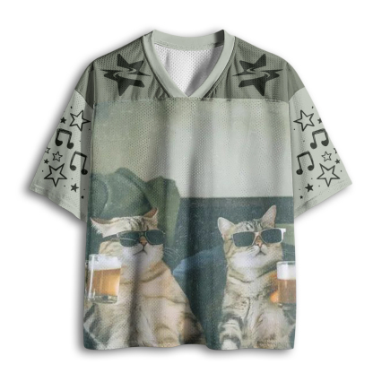 Baddiecat Cool Cat Mesh Jersey