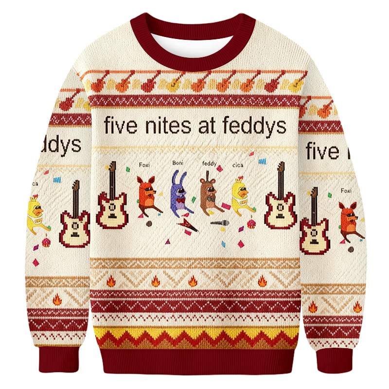 Baddiecat Five Nights At Freddy's Ugly Sweatshirt