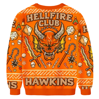 Baddiecat Hellfire Club Christmas Ugly Sweatshirt