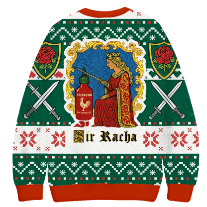 Baddiecat Sir Racha Christmas Ugly Sweatshirt