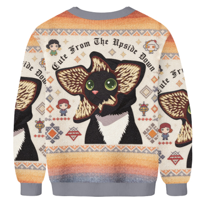 Baddiecat Demogorgon Cat Ugly Sweatshirt