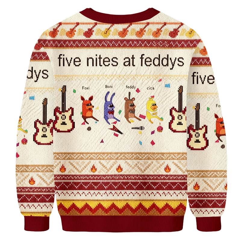 Baddiecat Five Nights At Freddy's Ugly Sweatshirt