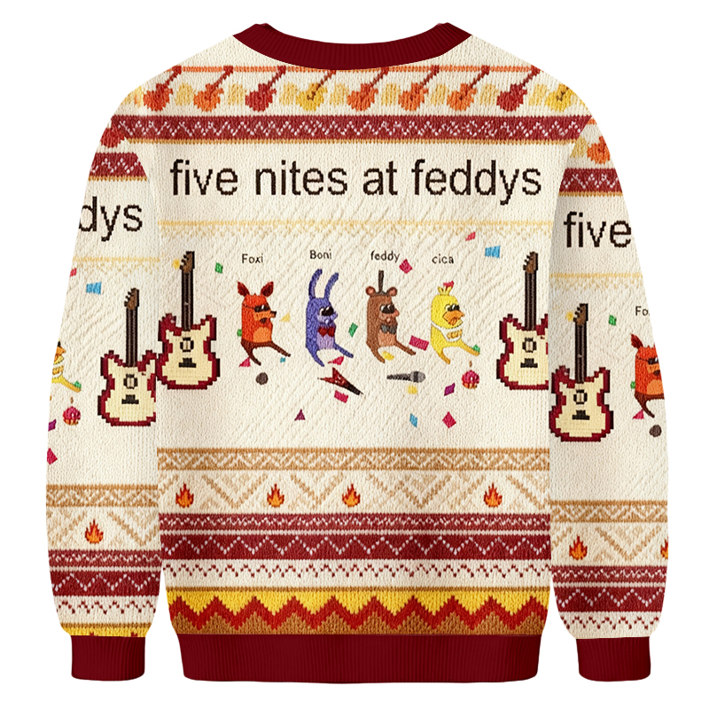 Baddiecat Five Nights At Freddy's Ugly Sweatshirt