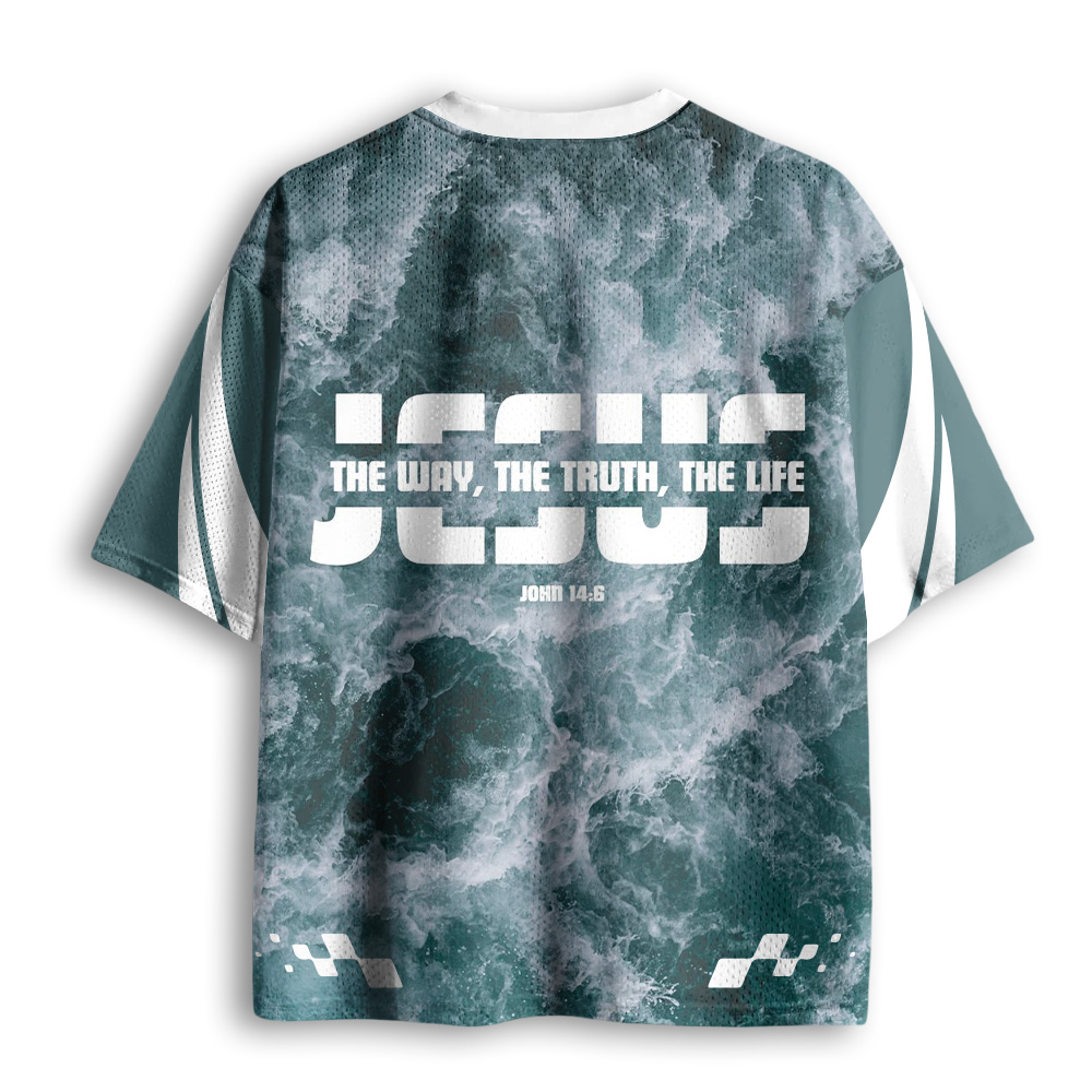 Baddiecat Jesus Mesh Jersey