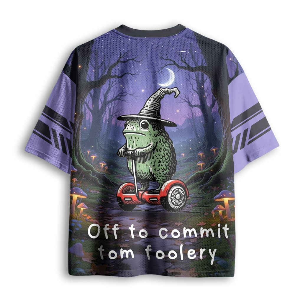 Baddiecat Magical Mischievous Frog Mesh Jersey