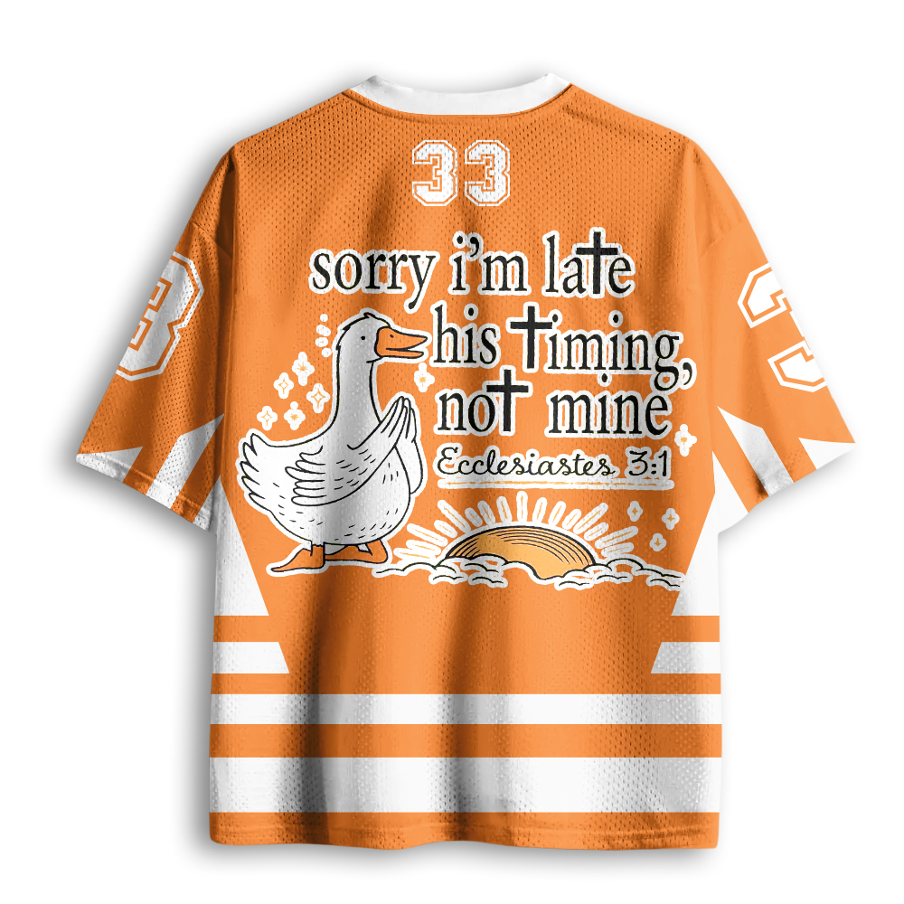 Baddiecat Praying Goose Mesh Jersey