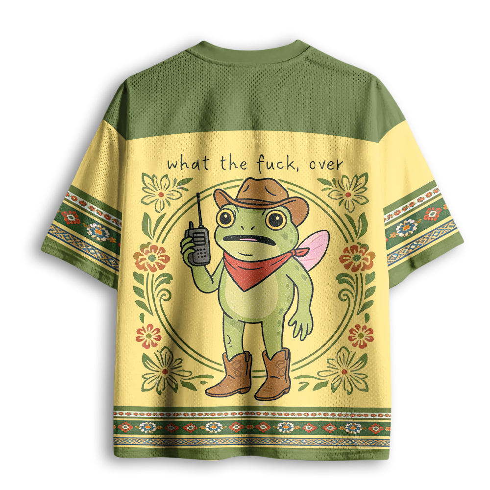 Baddiecat What The Fuck Over Mesh Jersey