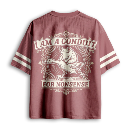 Baddiecat I Am A Conduit For Nonsense Mesh Jersey