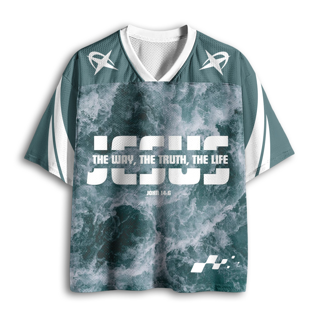 Baddiecat Jesus Mesh Jersey