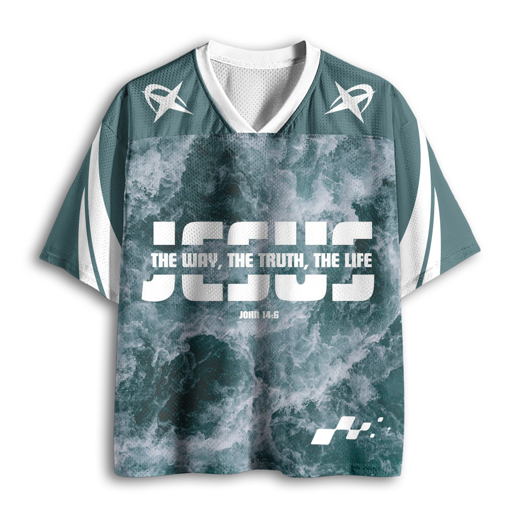 Baddiecat Jesus Mesh Jersey
