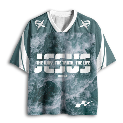 Baddiecat Jesus Mesh Jersey