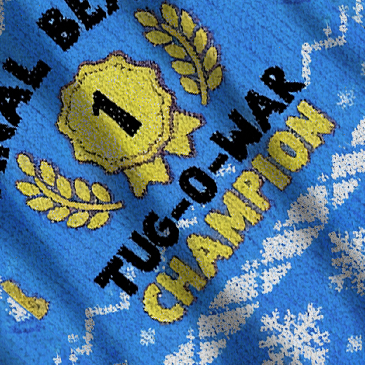 Baddiecat Anal Bead Tug O War Champion Christmas Ugly Sweatshirt