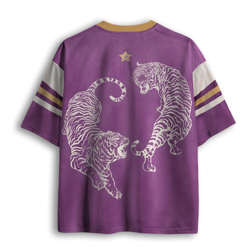 Baddiecat Retro Tiger Mesh Jersey