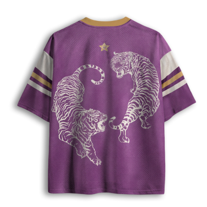Baddiecat Retro Tiger Mesh Jersey