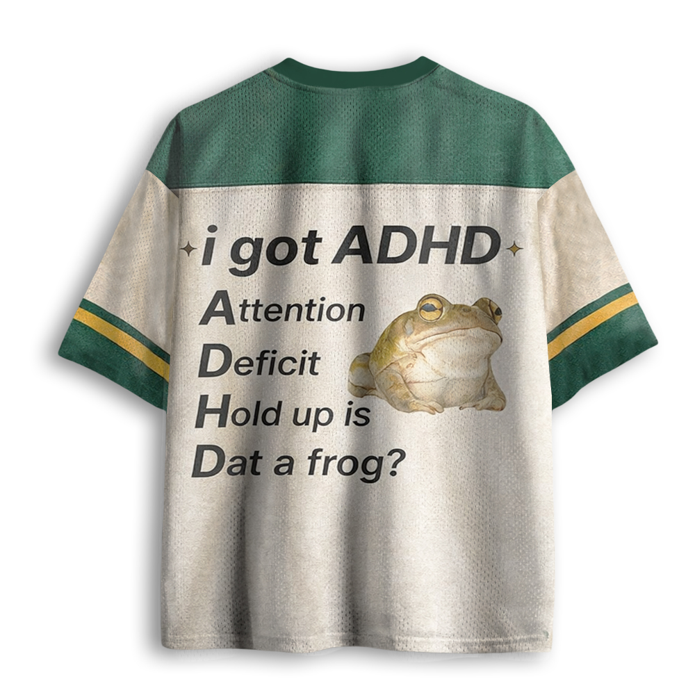 Baddiecat ADHD Frog Mesh Jersey