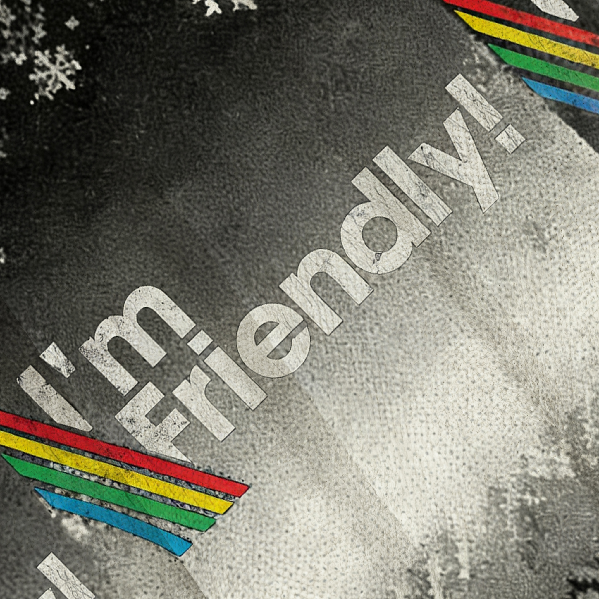 Baddiecat I'm Friendly Ugly Sweatshirt