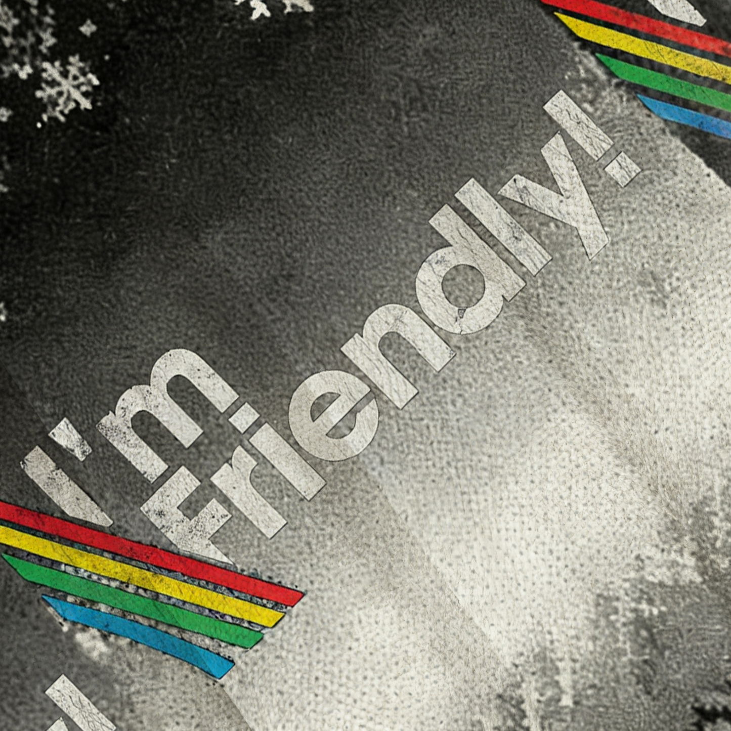 Baddiecat I'm Friendly Ugly Sweatshirt