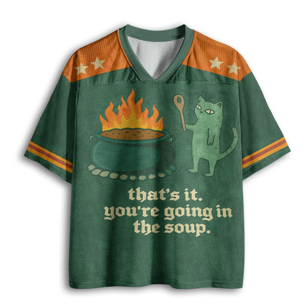 Baddiecat Sarcastic Cat Mesh Jersey