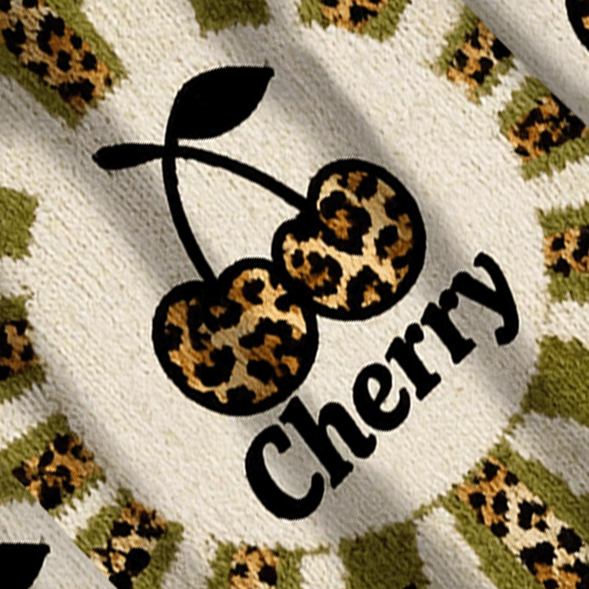 Baddiecat Cherry Christmas Ugly Sweatshirt