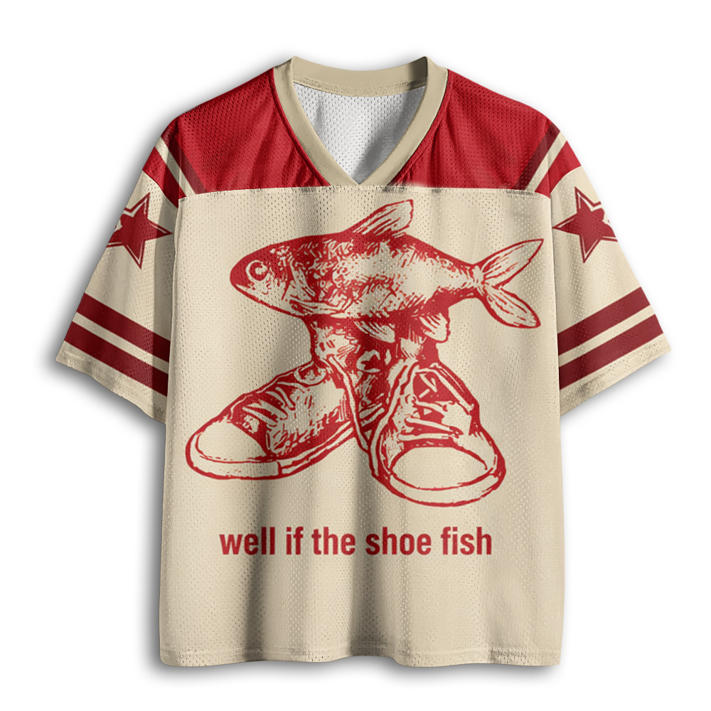 Baddiecat Shoe Fish Cursed Mesh Jersey
