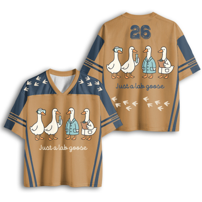 Baddiecat Just A Lab Goose Funny Mesh Jersey