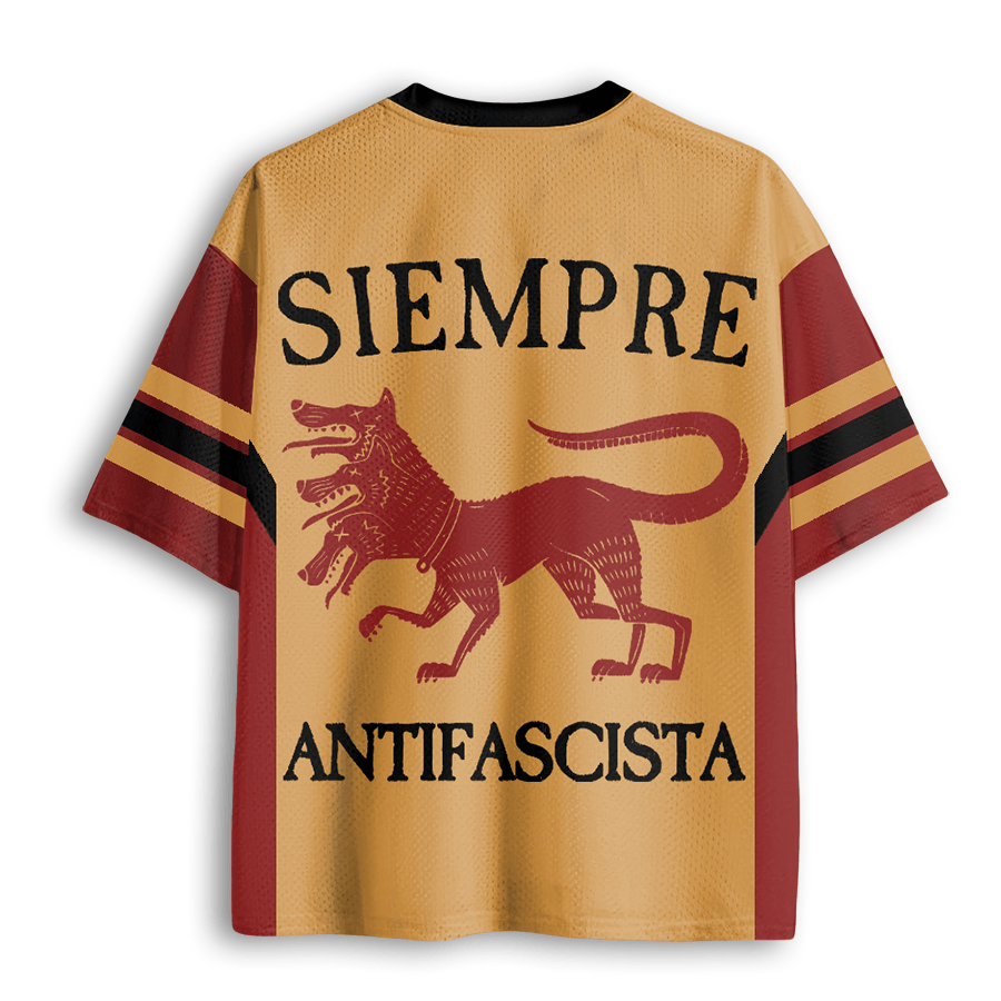 Baddiecat Anti-fascist Solidarity Mesh Jersey