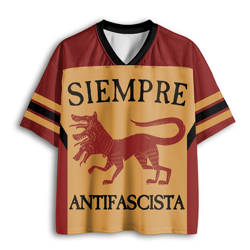 Baddiecat Anti-fascist Solidarity Mesh Jersey