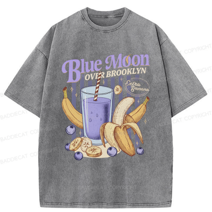 Baddiecat Blue Moon Washed T-shirt