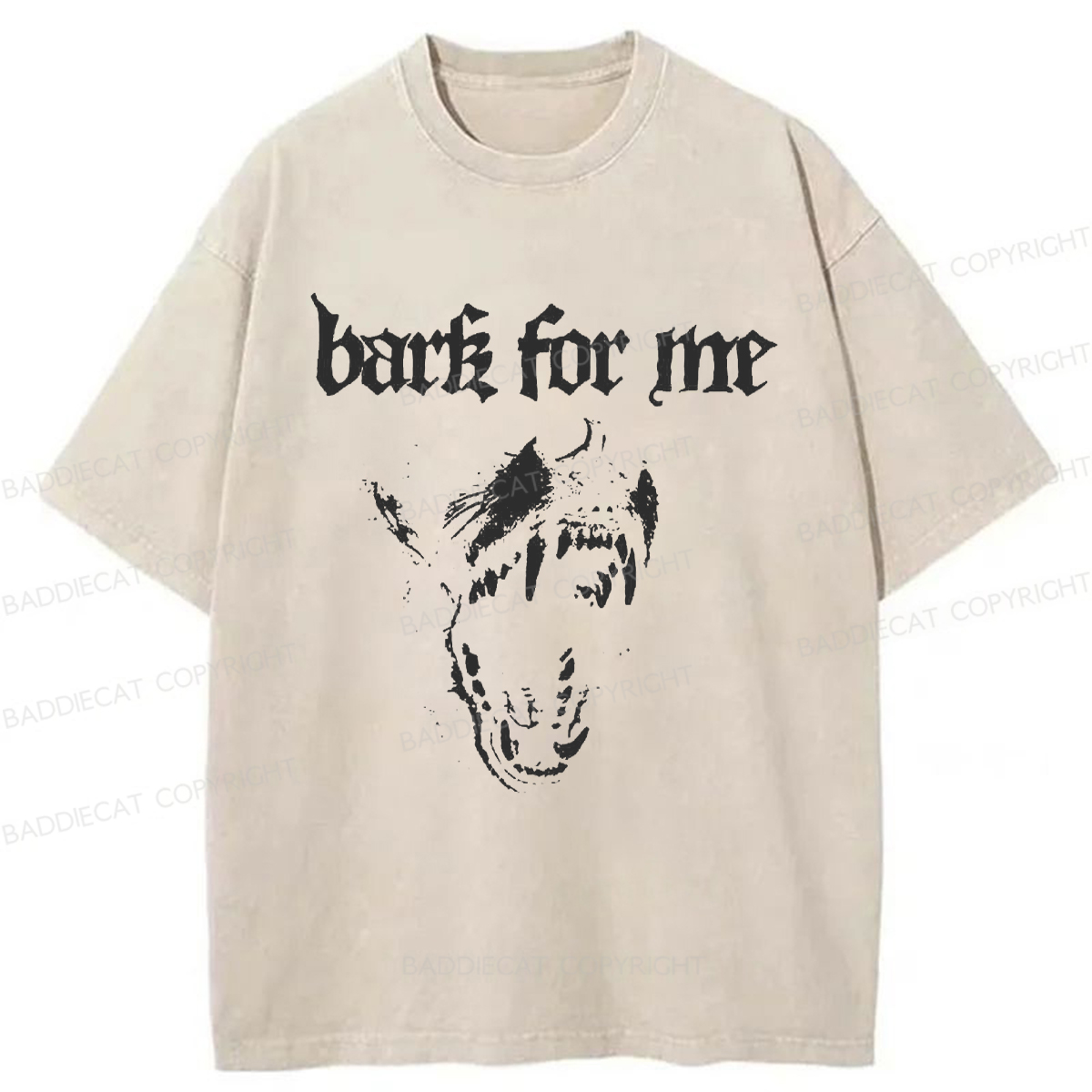 Baddiecat Protect Me Washed T-shirt