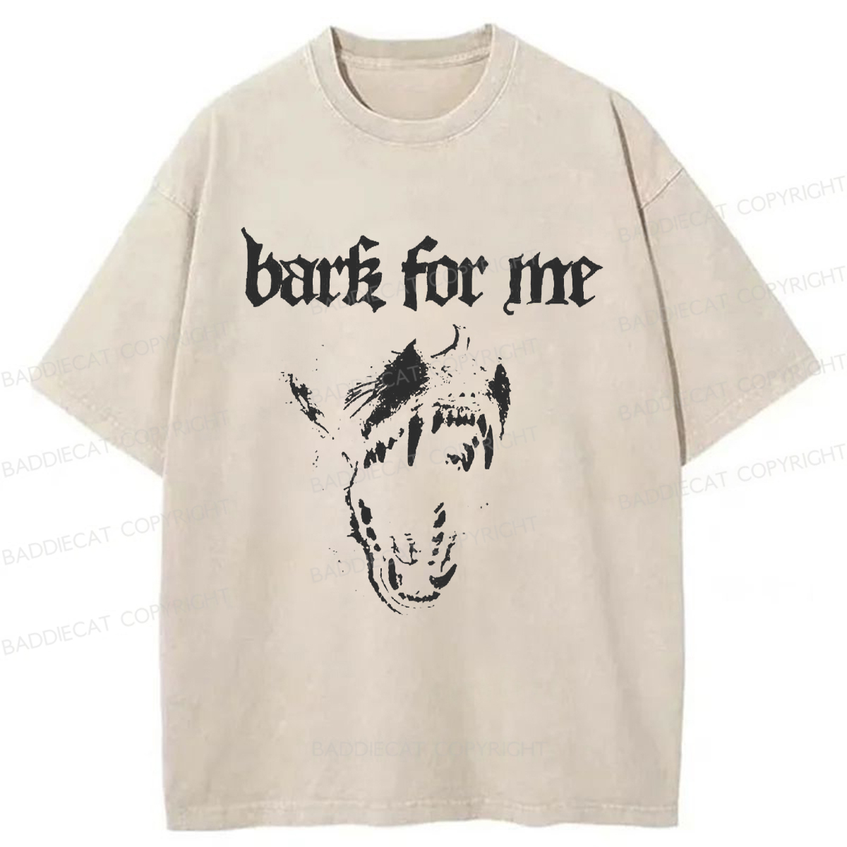 Baddiecat Protect Me Washed T-shirt