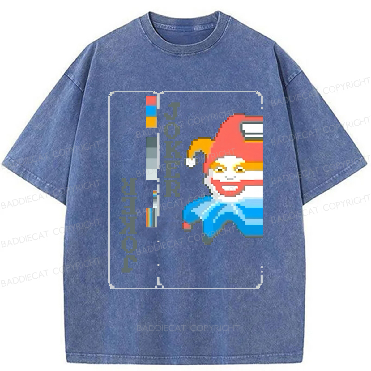 Baddiecat Balatro Joker Game Washed T-shirt
