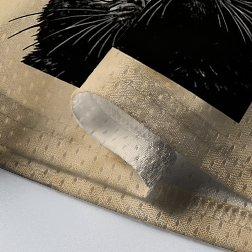 Baddiecat The Cat Is Watching Today Mesh Jersey