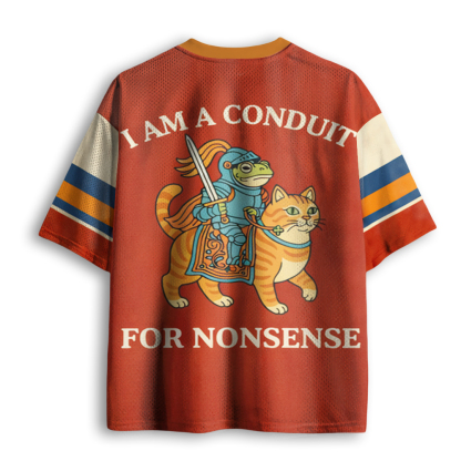 Baddiecat I Am A Conduit For Nonsense Mesh Jersey