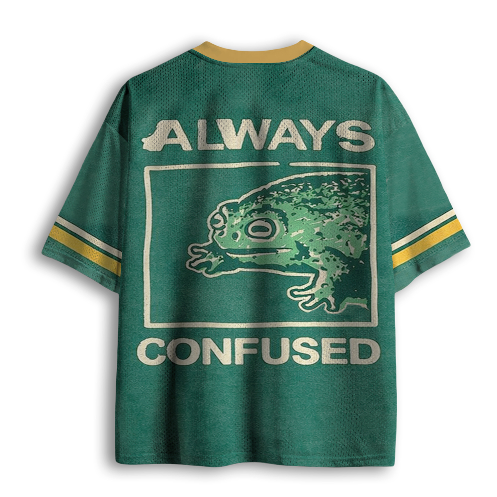 Baddiecat Always Confused Frog Mesh Jersey